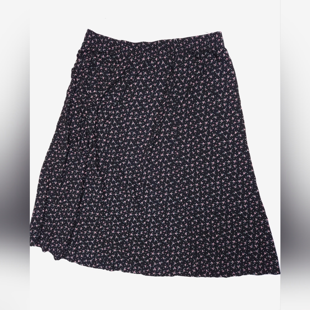 Maggie Lawrence Union Made Vintage Rayon Floral Skirt Women's 26/28 US XL
